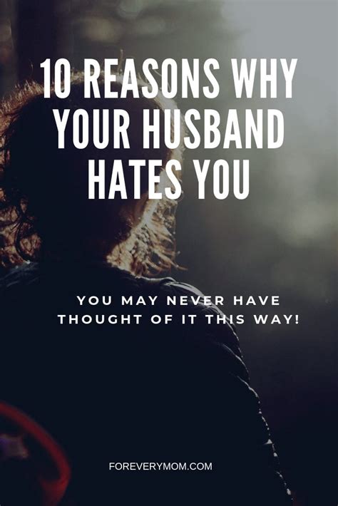 Why does my husband hate me. Things To Know About Why does my husband hate me. 